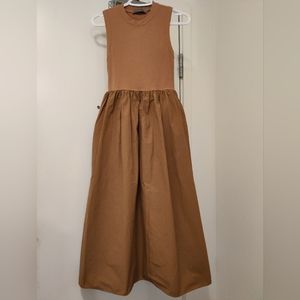 Caramel long dress